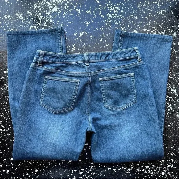 Land’s End Straight Leg Jeans Sz 14 - Picture 5 of 5